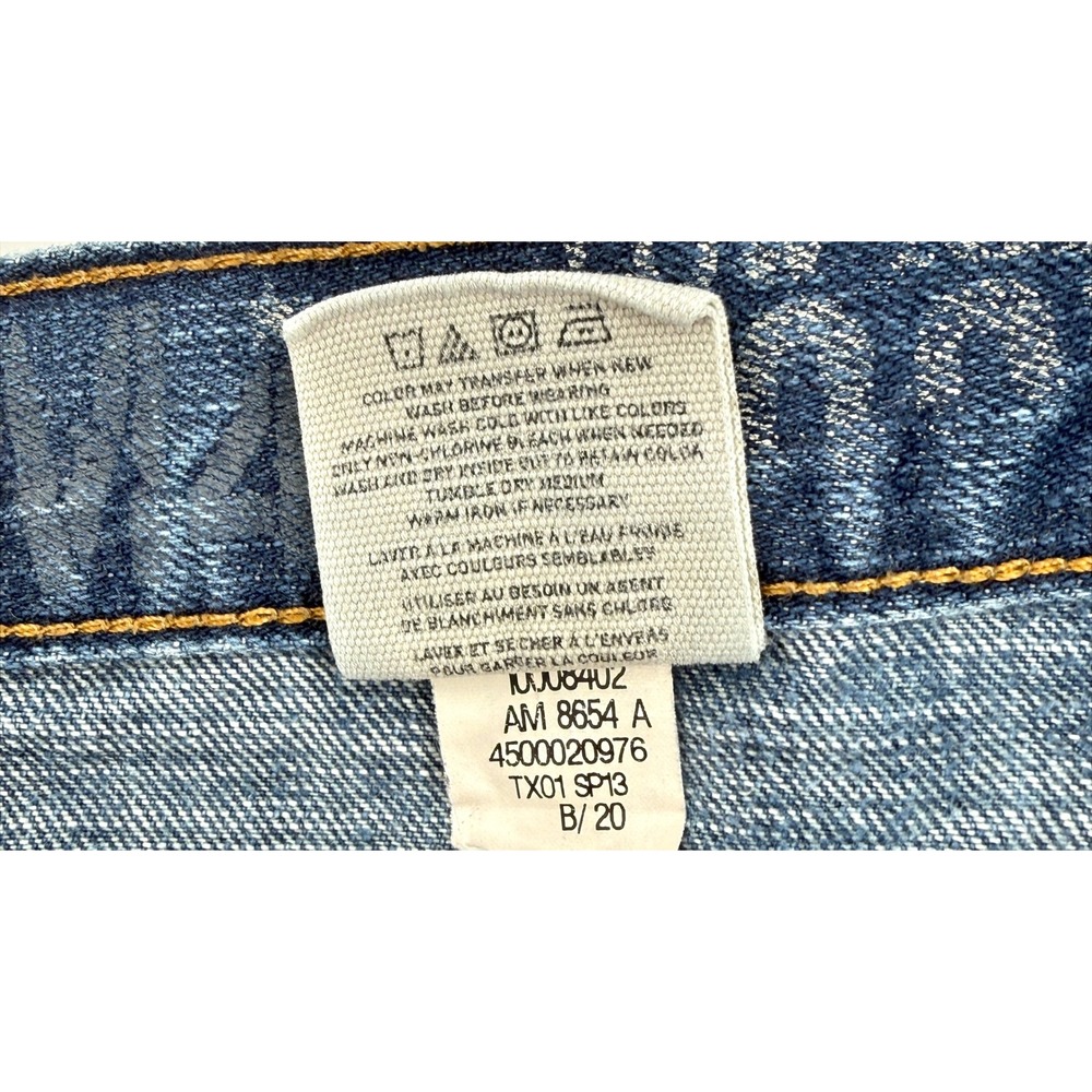Ariat Mens Jeans Size 34x32 Blue Denim Straight Leg Casual Work Outdoor Chore - Picture 9 of 14